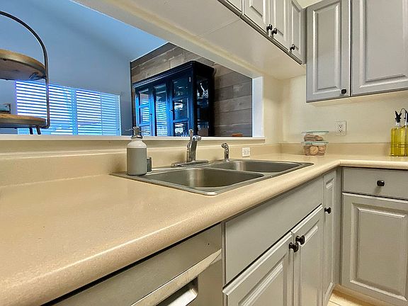 Kitchen pass-thru to dining