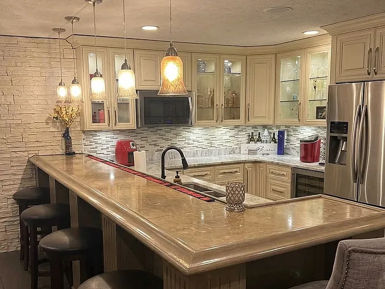 Basement bar/kitchen