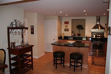 Kitchen view from Living Room