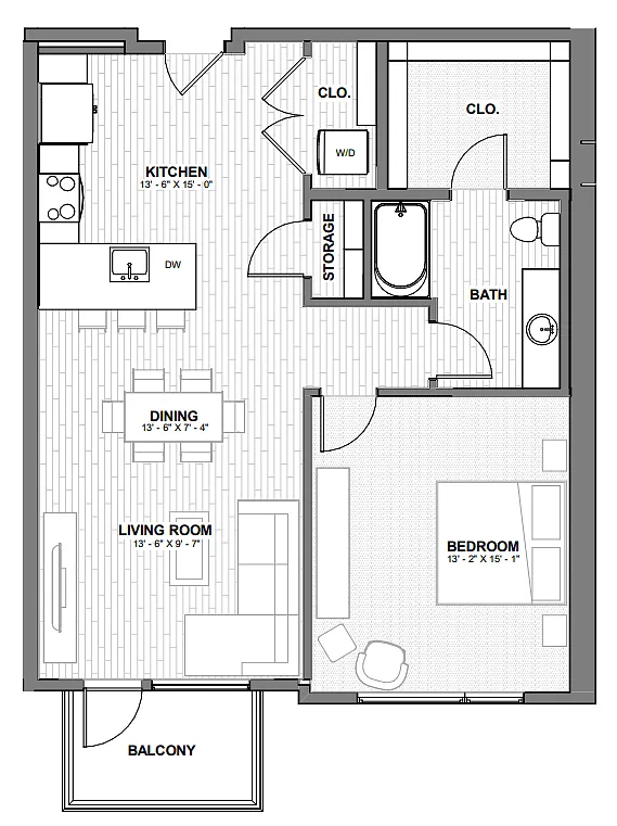 Floor plan Evans - E