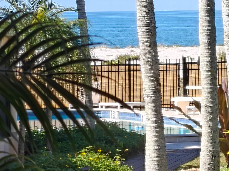 Peak to Gulf view from lanai #1.