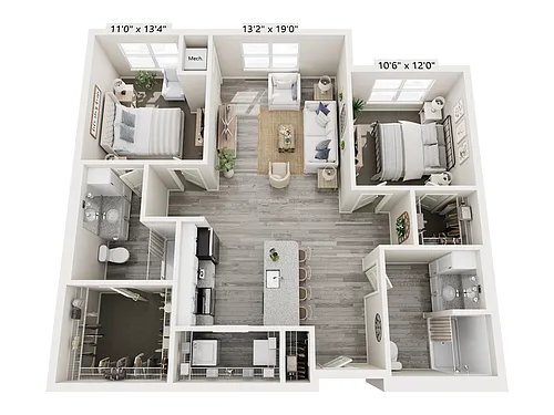 Floor plan River Birch