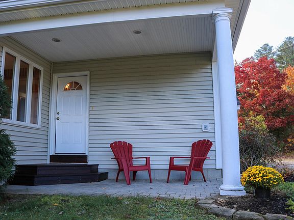 Entrance and stone Patio