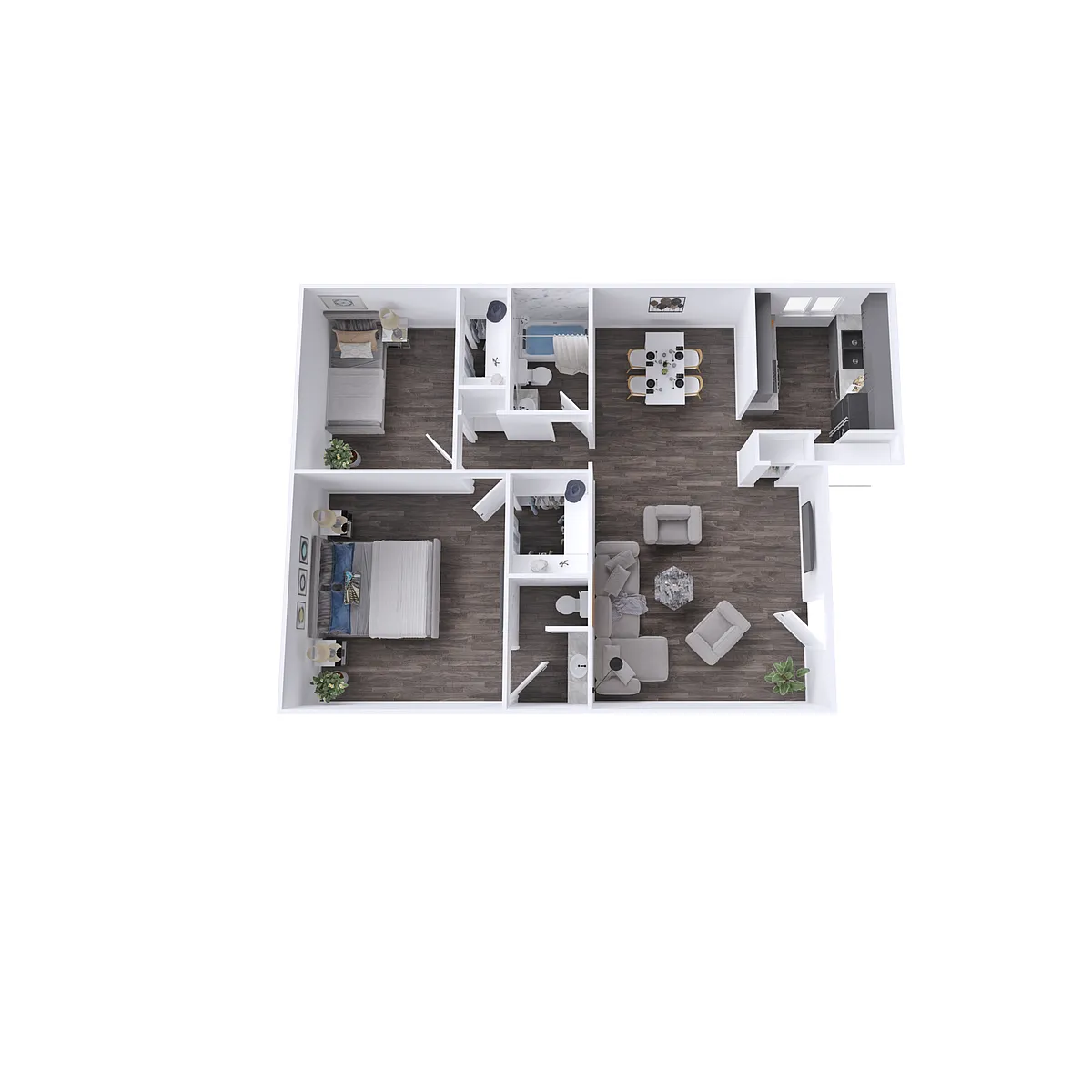Floor plan B1 Renovated