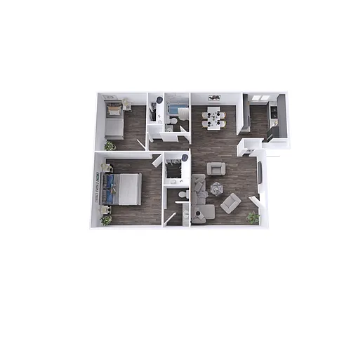 Floor plan B1 Renovated
