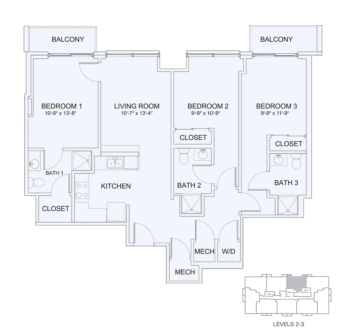 Floor plan 3X3 1189