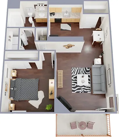 One bedroom, one bath, 710 square foot apartment home One bedroom, one bath, 710 square foot apartment home
