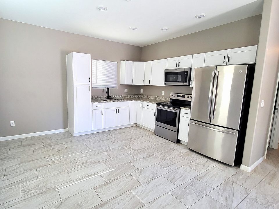 Kitchen with pantry cabinet