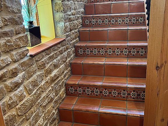 Stone and Tiled Stairs