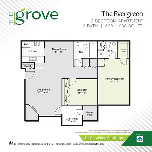 Floor plan The Evergreen