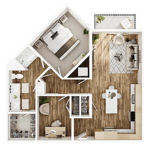Floor plan Trove with Den