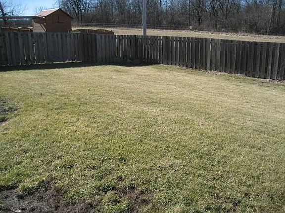 Back of Yard facing South West