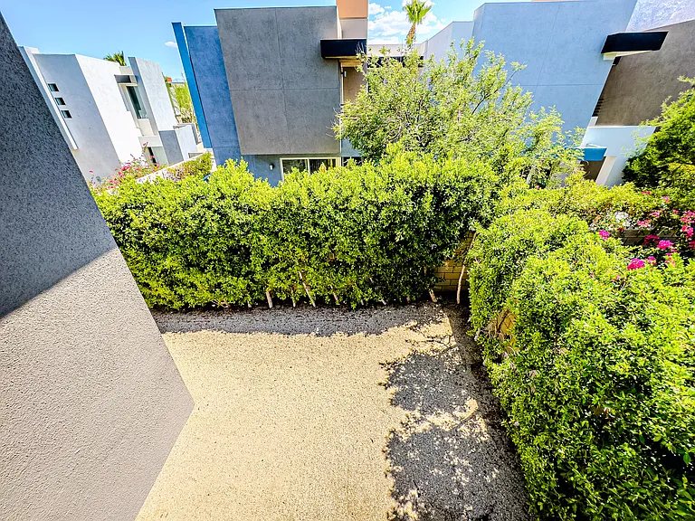 Backyard: View From Second Story Patio