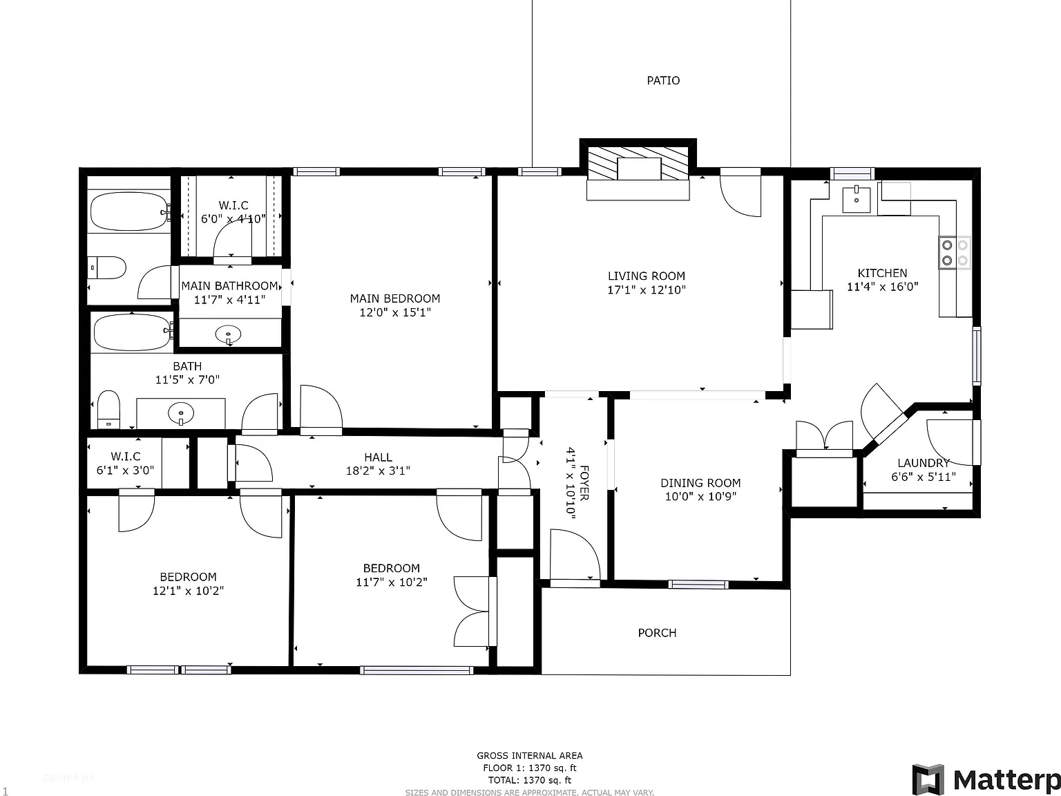 3 bed, 2.0 bath, 1445 sqft, $1,765 — Photo 2