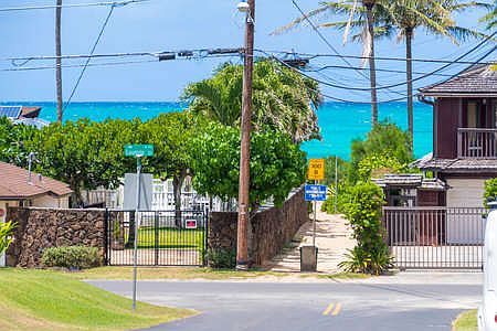 Steps to Waimanalo Beach