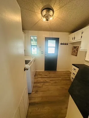 Mudroom and entrance door from carport.