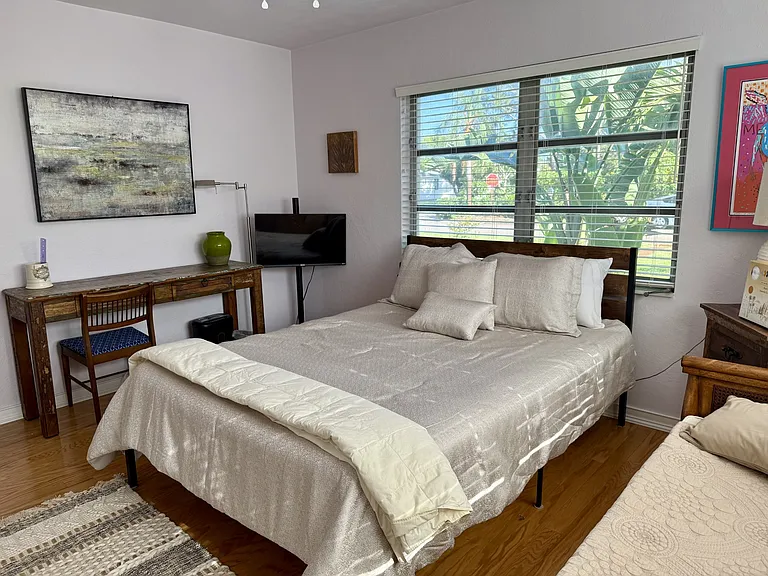 Bed from closet