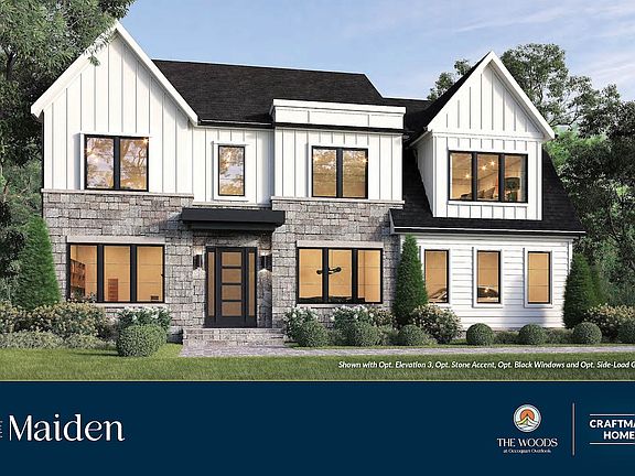 The Maiden Floor Plan, 4 BR, 3 BA, 2-Car Garage, Single Family Homes by Craftmark Homes