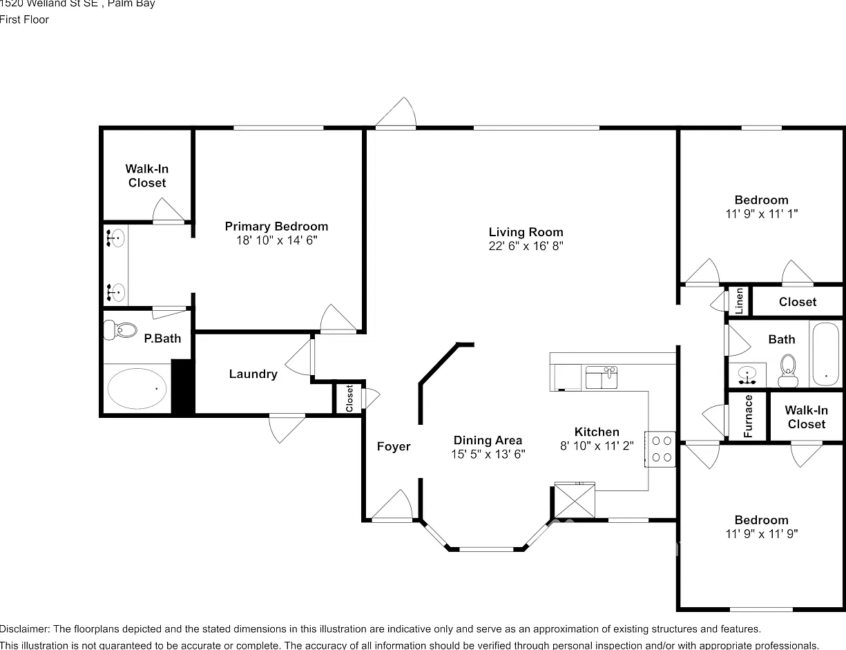 1520 Welland St SE Palm Bay, FL 32909 — Photo 2