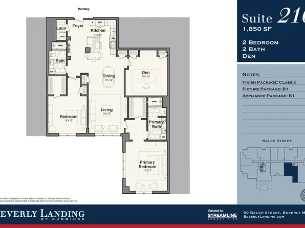210 Plan, Beverly Landing