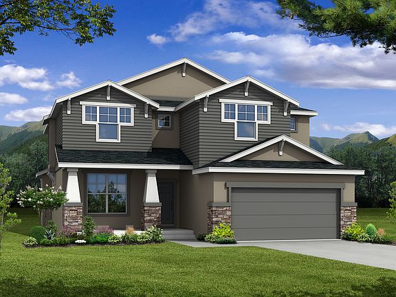 Craftsman Exterior Photo representing home to be built and may demonstrate optional features