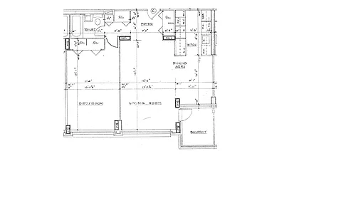 Floor plan One Bedroom