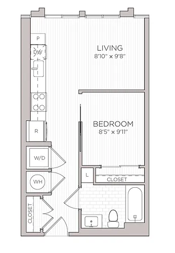 Floor plan Studio S1