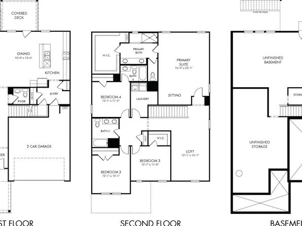Taylorsville Basement Plan, Martin Springs - Estate Series
