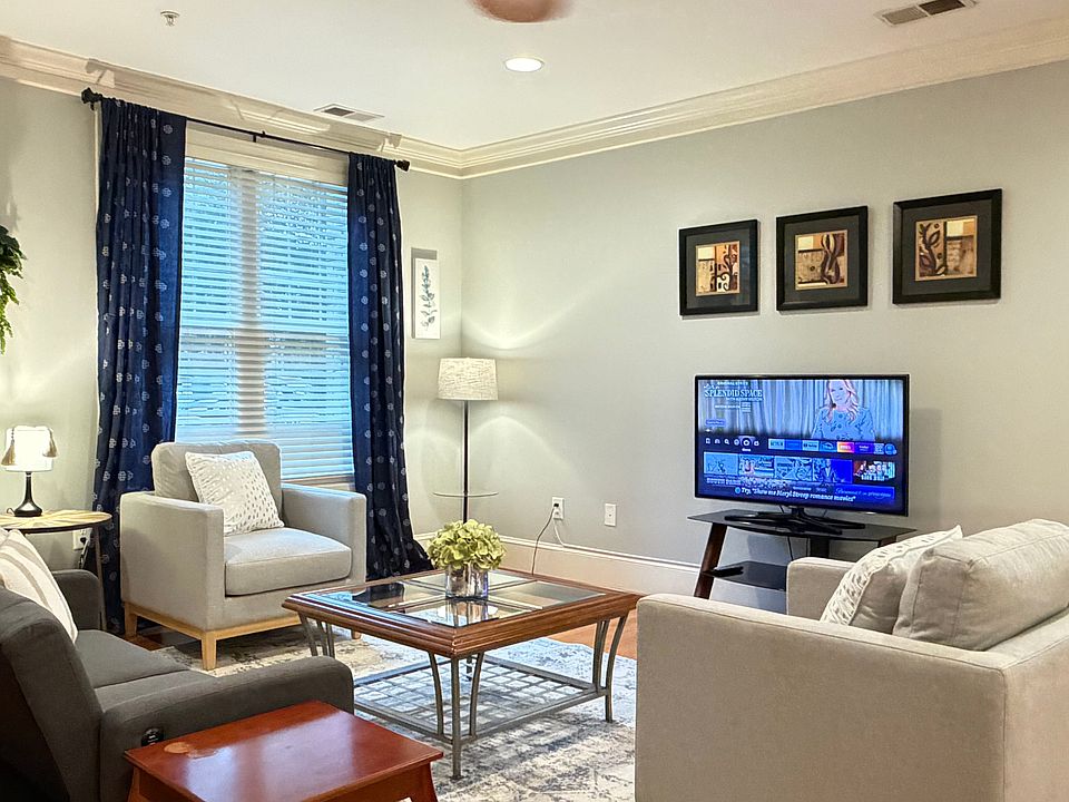 Living Room with smart tv
