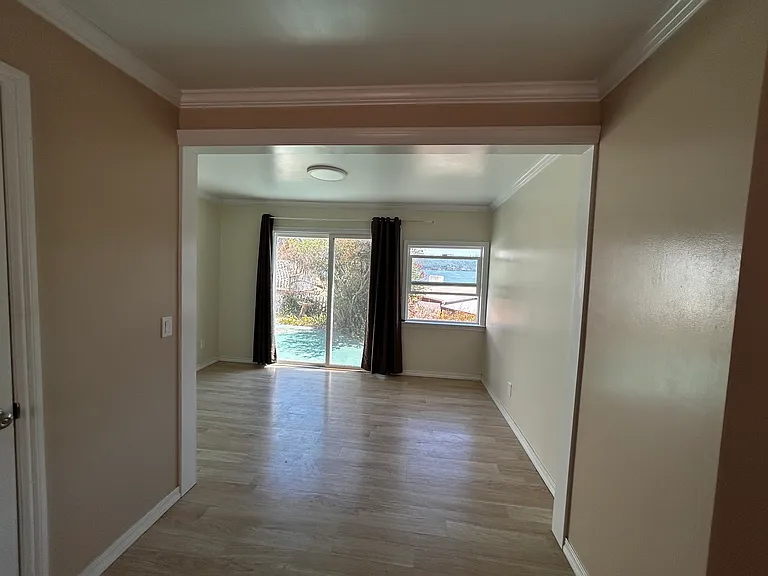 Leading into bedroom
