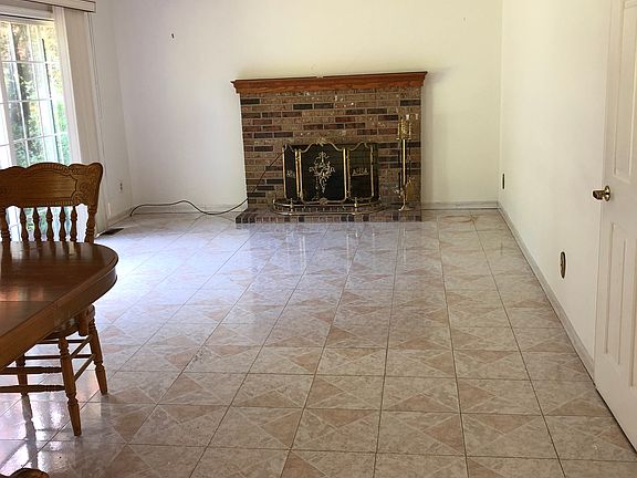 Family room with fireplace