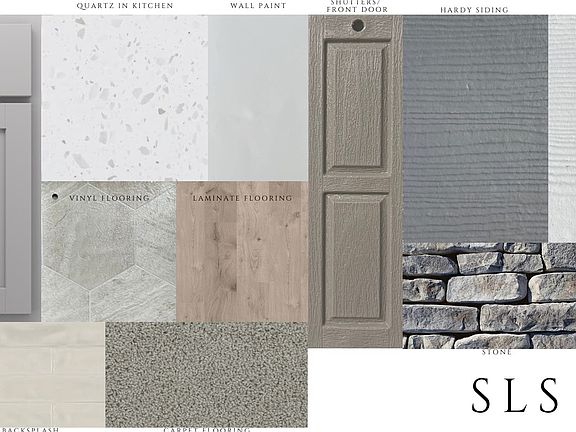 Color selections for this homesite