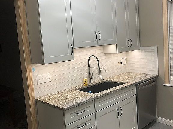 Newly remodeled kitchen