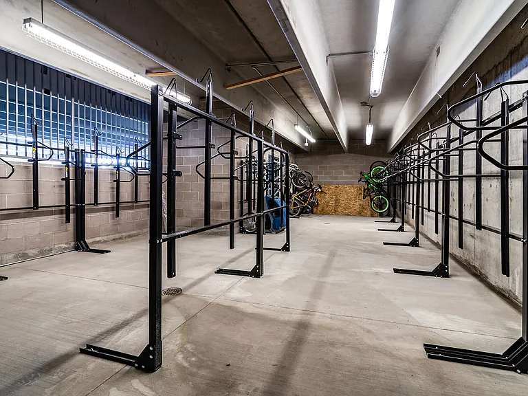Bike storage room