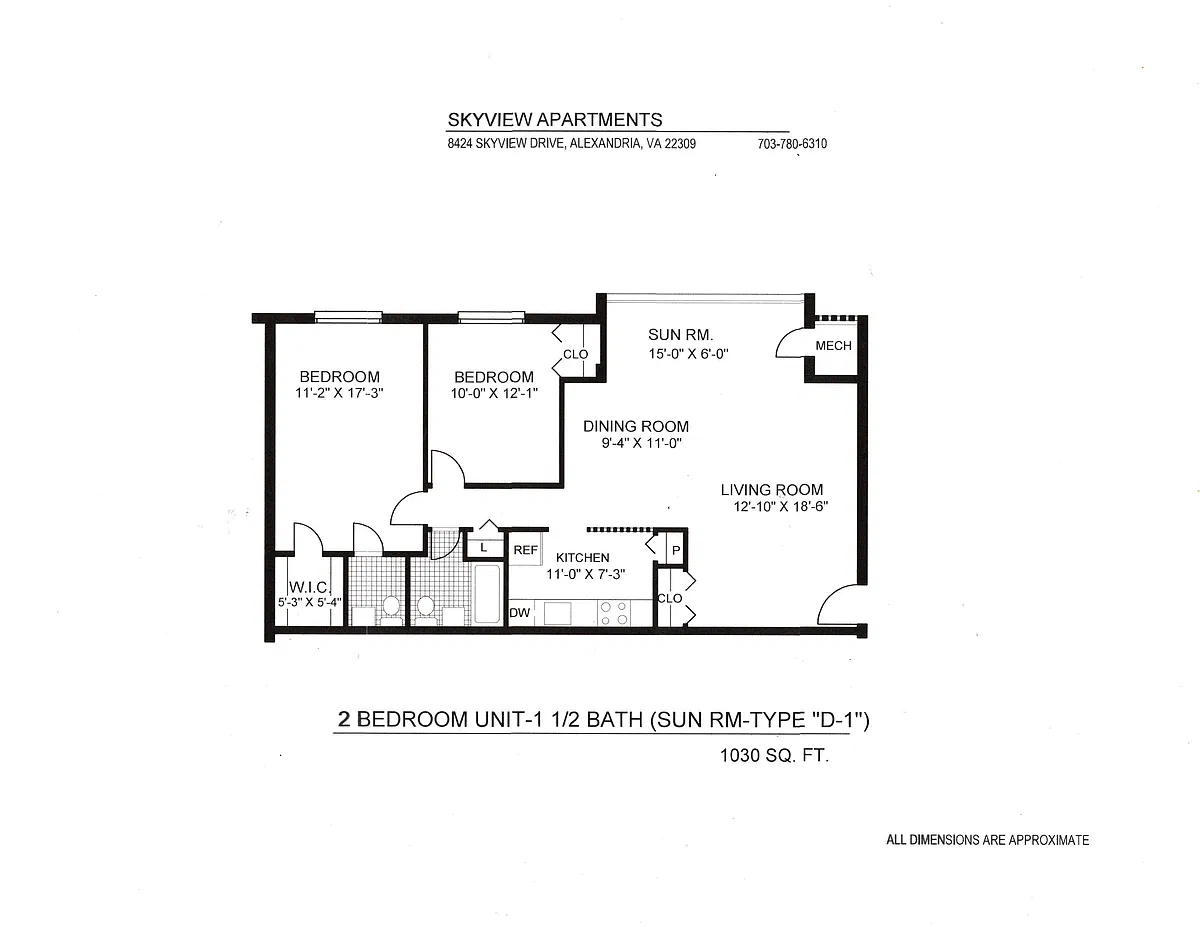 Floor plan Type D-1