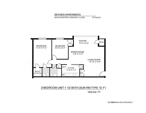 Floor plan Type D-1