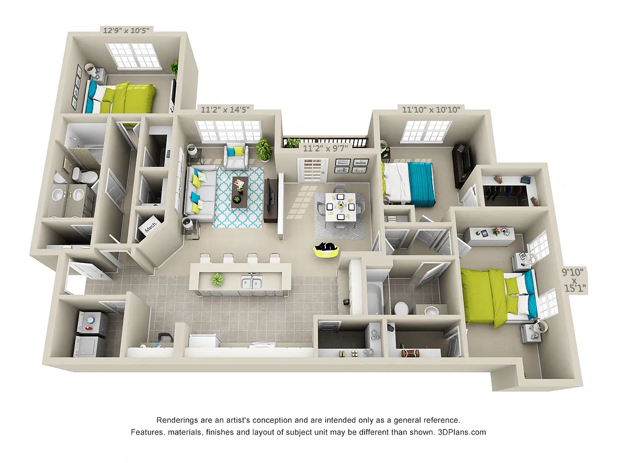 Floor plan Coronado - RENOVATED