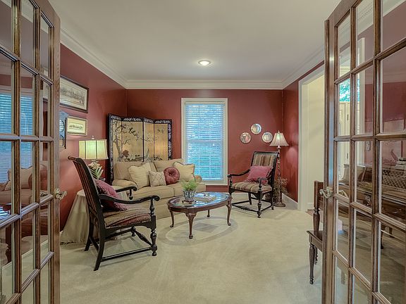 French Doors Open to Office