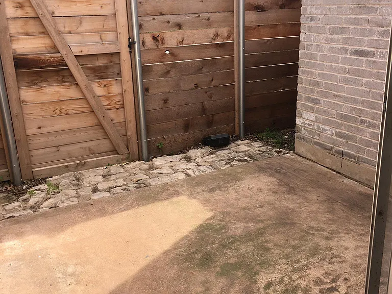 Private patio