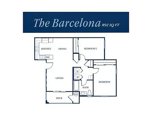 Floor plan The Barcelona