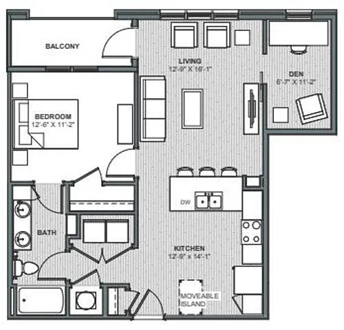 Floor plan Colburn