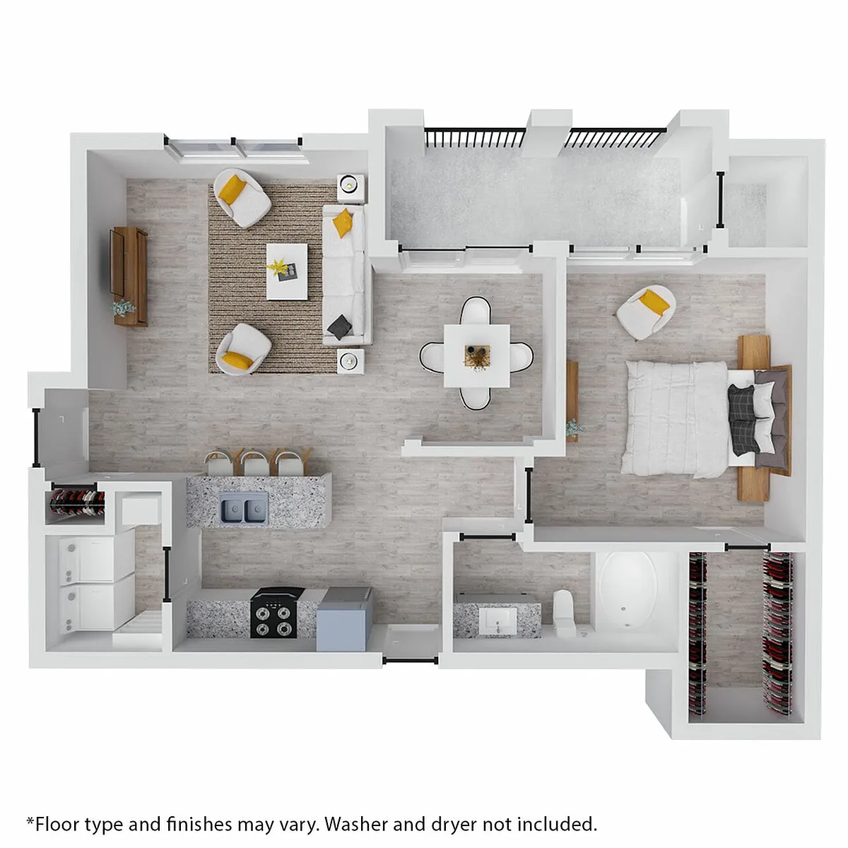 Floor plan The Alcove