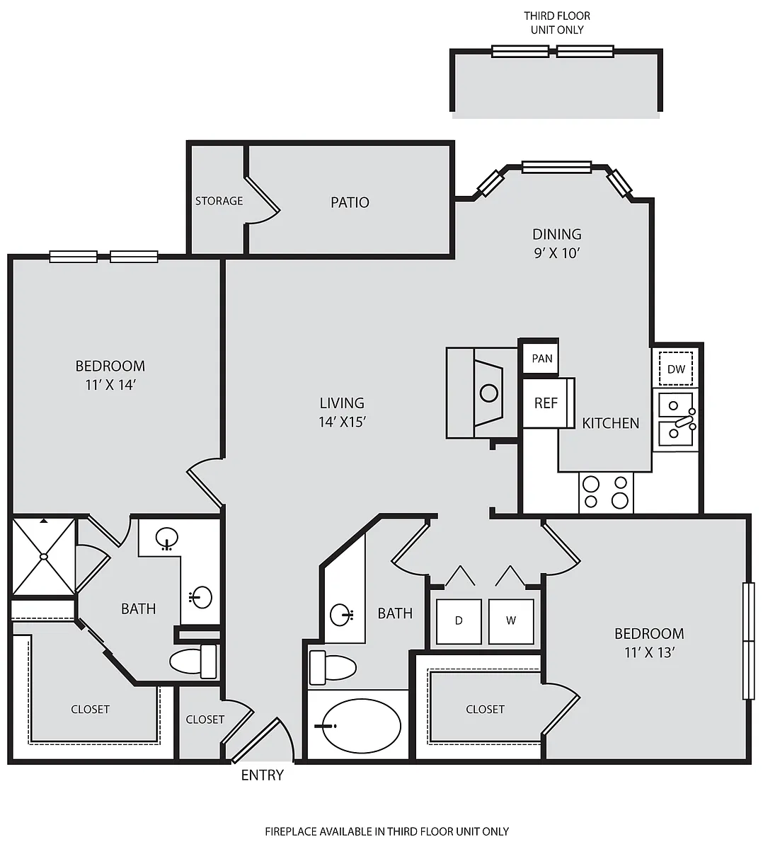 Floor plan B3