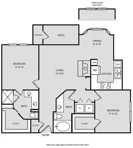 Floor plan B3