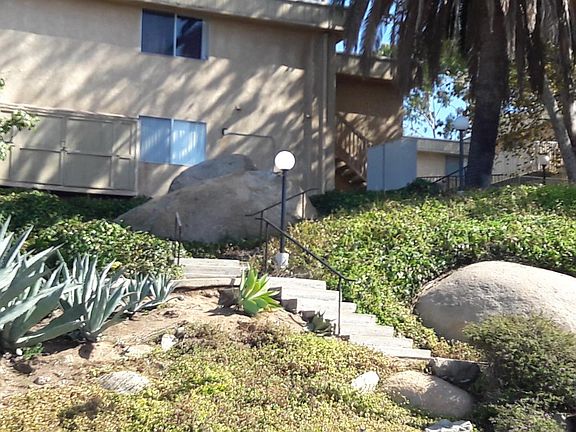 Hillside stairs.