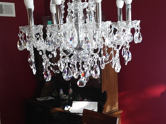 New dining room chandelier