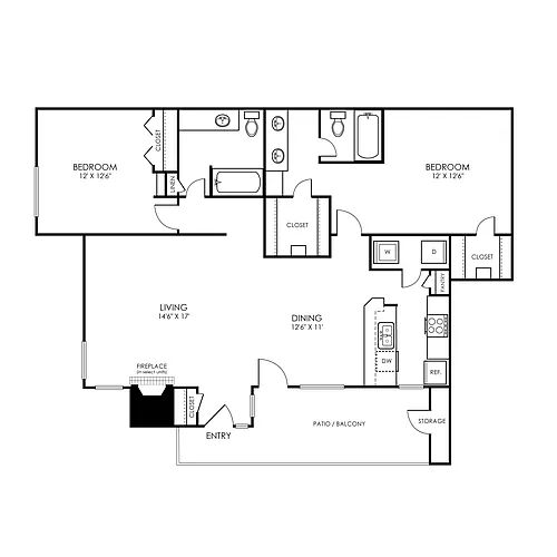 Floor plan B3 Classic