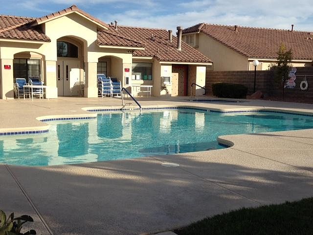 Clubhouse with pool & workout room in the quiet, gated, adult, Green Valley, single story, condo community. Great location. Near transportation, shopping, healthcare, banks, churches, park, and expressway.