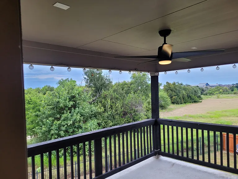 Left-side balcony view