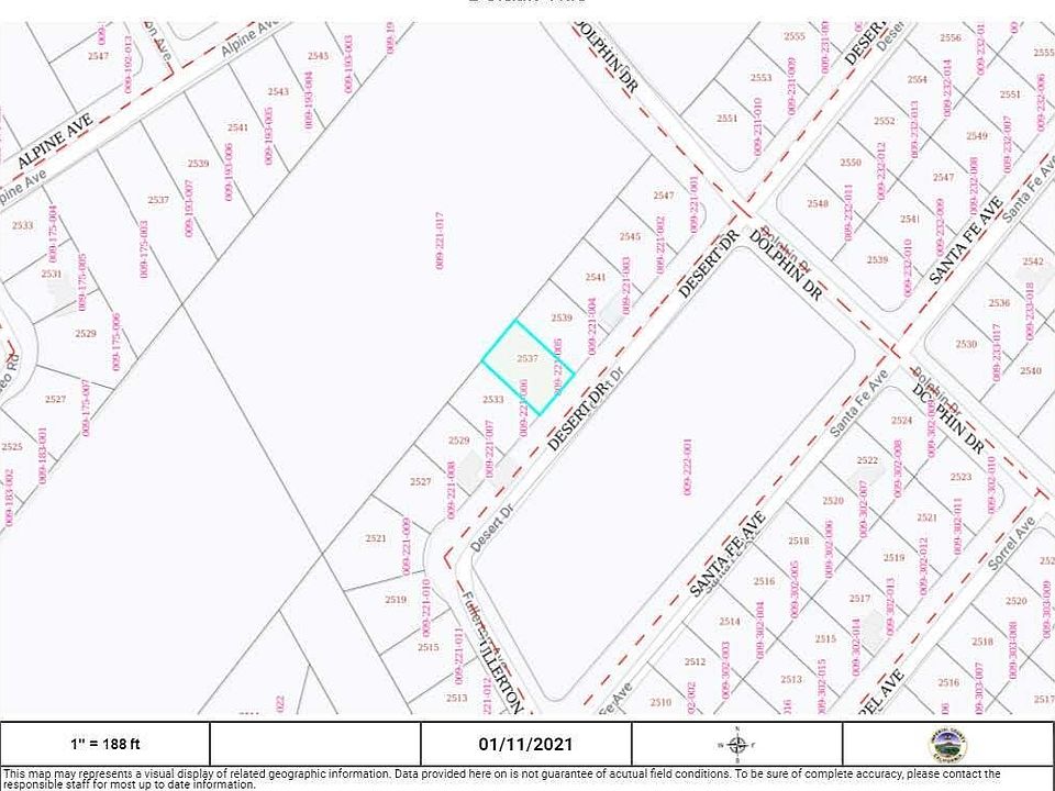 1st image of 2537 Desert Dr